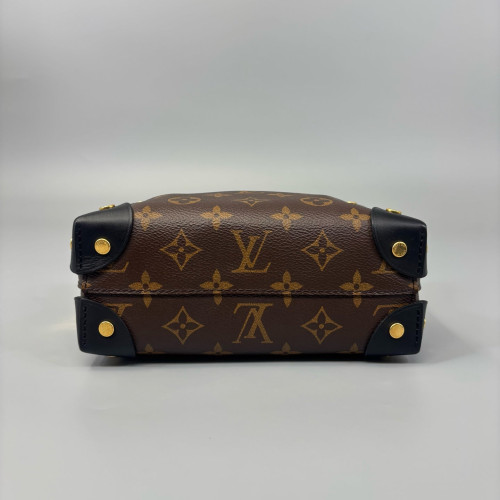Louis Vuitton Petite Malle Souple Monogram Brown Black