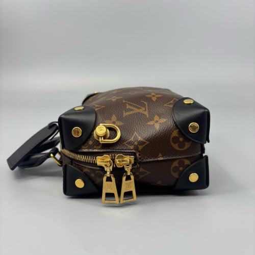 Louis Vuitton Petite Malle Souple Monogram Brown Black