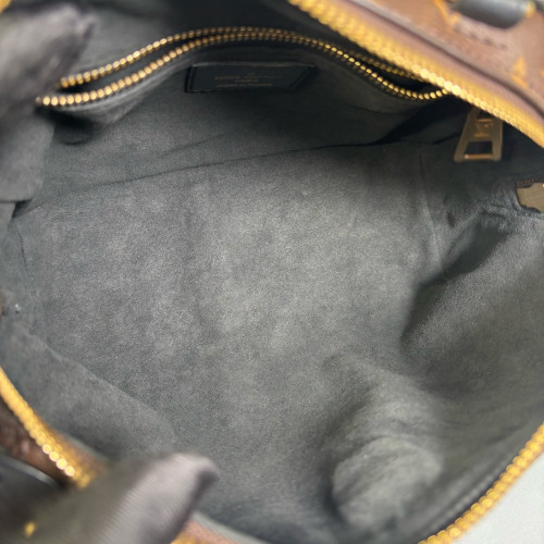 Louis Vuitton Petite Malle Souple Monogram Brown Black