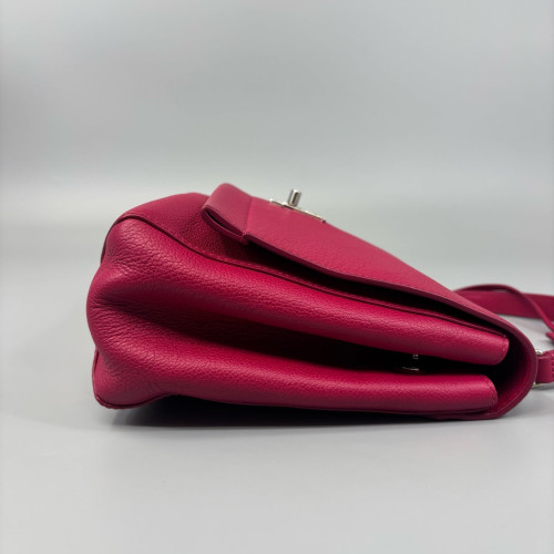 Louis Vuitton Lockme II Top Handle Taiga Fuchsia