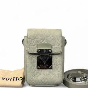 Louis Vuitton S Lock Wearable Wallet Monogram Empreinte Khaki Green