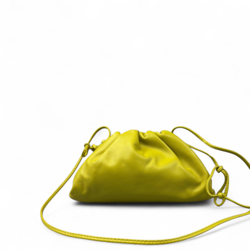 Bottega Veneta The Mini Pouch Lambskin Nappa Green
