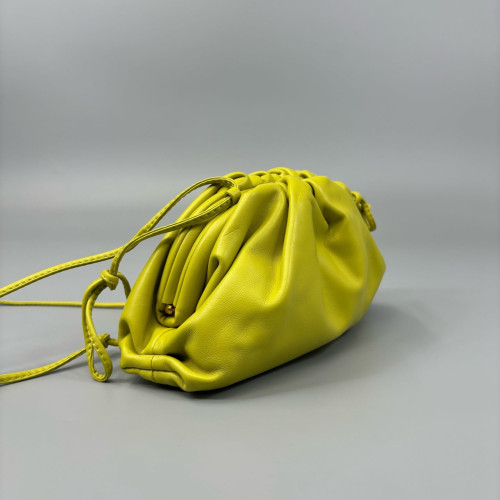 Bottega Veneta The Mini Pouch Lambskin Nappa Green