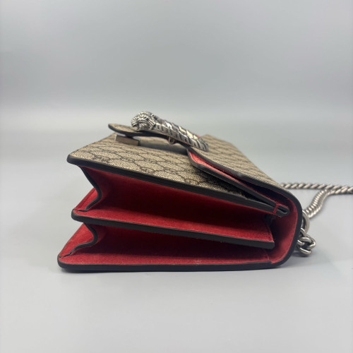 Gucci Meium Dionysus GG Supreme Monogram Beige Red Gucci Meium Dionysus GG Supreme Monogram Beige Red