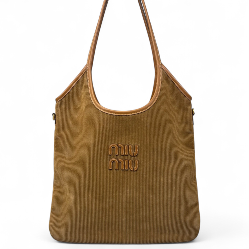 Miu Miu Ivy Regular Corduroy Brown