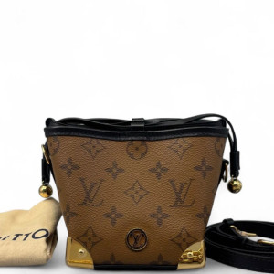 Louis Vuitton Noe Purse Monogram Brown Black