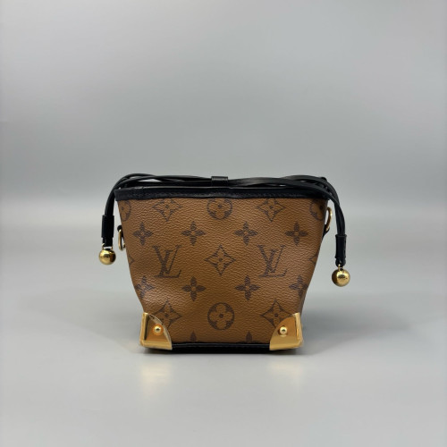 Louis Vuitton Noe Purse Monogram Brown Black