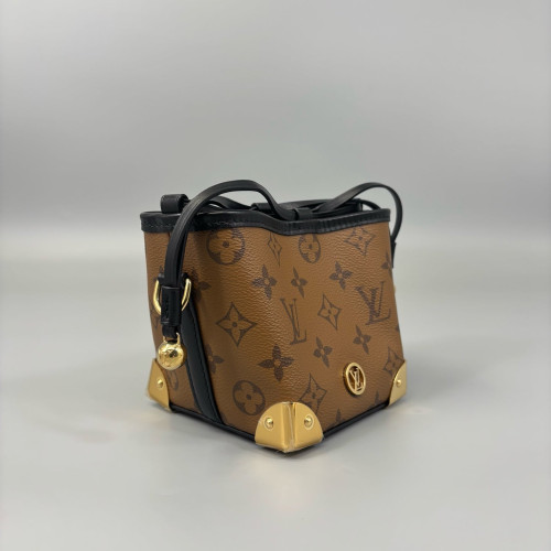 Louis Vuitton Noe Purse Monogram Brown Black