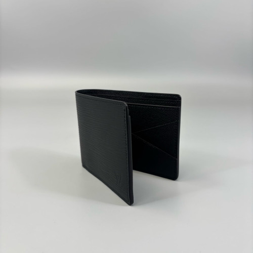 Louis Vuitton Compact Wallet Epi Black