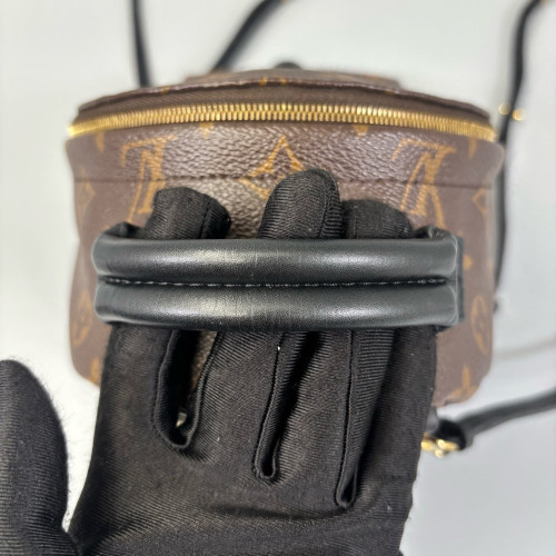 Louis Vuitton Palm Springs Backpack Mini Monogram Brown Black
