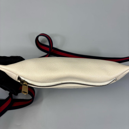 Gucci Bumbag Grained Calfskin White