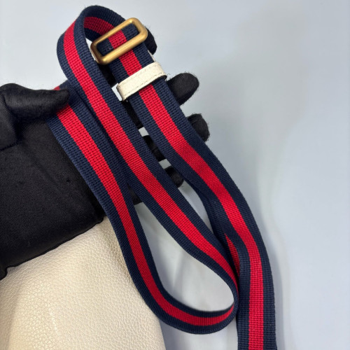 Gucci Bumbag Grained Calfskin White