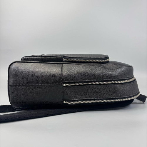 Louis Vuitton Backpack Calfskin Black