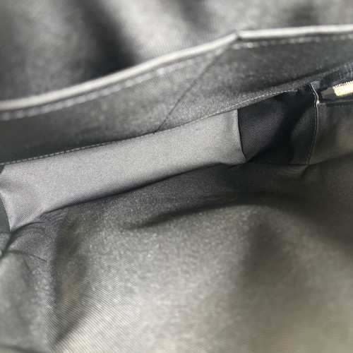 Louis Vuitton Backpack Calfskin Black