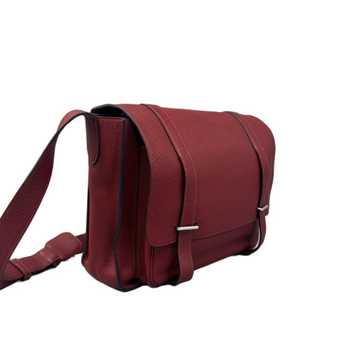 Hermes Steve Taurillon Clemence 57 Bordeaux Hermes Steve Taurillon Clemence 57 Bordeaux