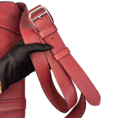 Hermes Steve Taurillon Clemence 57 Bordeaux Hermes Steve Taurillon Clemence 57 Bordeaux