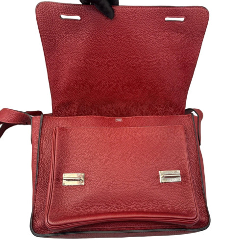 Hermes Steve Taurillon Clemence 57 Bordeaux Hermes Steve Taurillon Clemence 57 Bordeaux