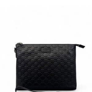 Gucci Clutch Guccissima Black