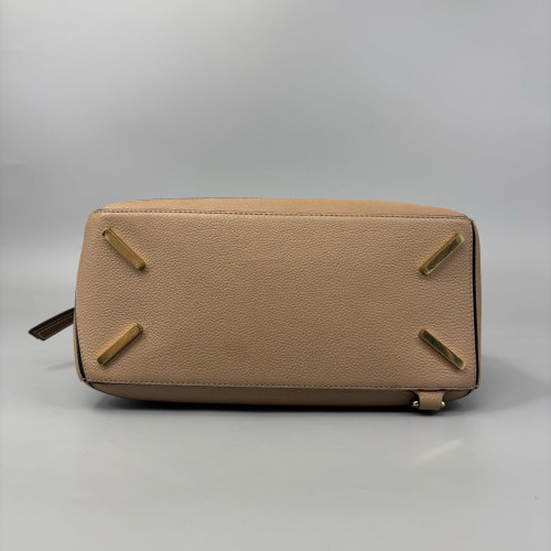 Loewe Medium Puzzle Grained Calfskin Dark Deige