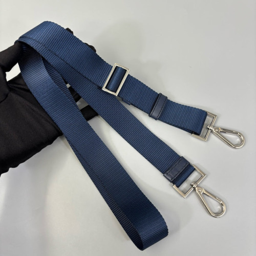 Prada Tote Bag Canvas Green White Black