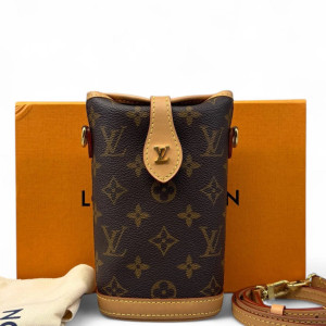 Louis Vuitton Fold Me Pouch Monogram Brown