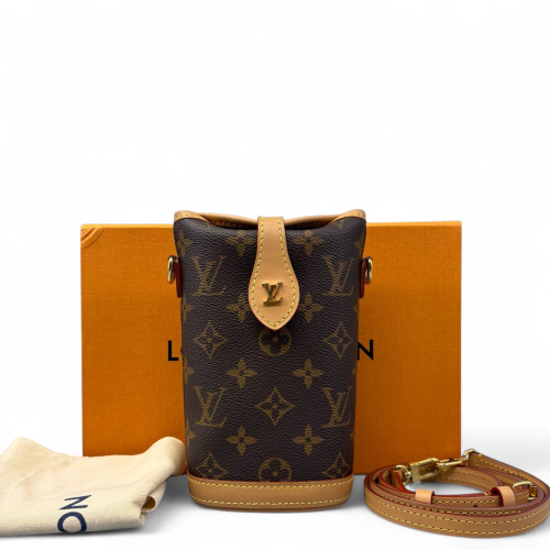 Louis Vuitton Fold Me Pouch Monogram Brown Louis Vuitton Fold Me Pouch Monogram Brown