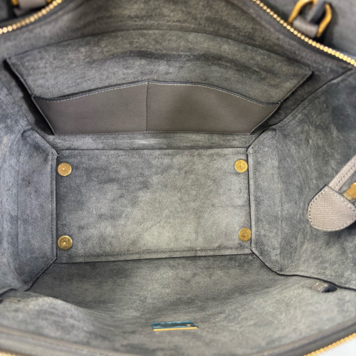 Celine Mini Belt Bag Grained Calfskin Grey