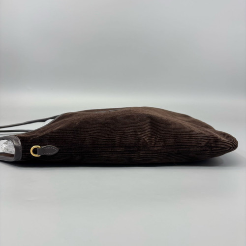 Miu Miu Ivy Regular Corduroy Calfskin Brown