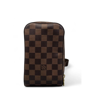 Louis Vuitton Geronimos Belt Bag Damier Ebene Brown