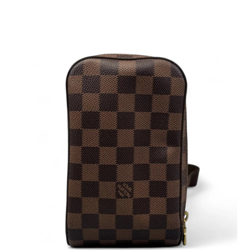 Louis Vuitton Geronimos Belt Bag Damier Ebene Brown