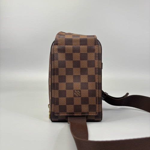 Louis Vuitton Geronimos Belt Bag Damier Ebene Brown