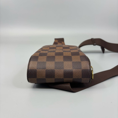 Louis Vuitton Geronimos Belt Bag Damier Ebene Brown