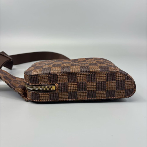 Louis Vuitton Geronimos Belt Bag Damier Ebene Brown