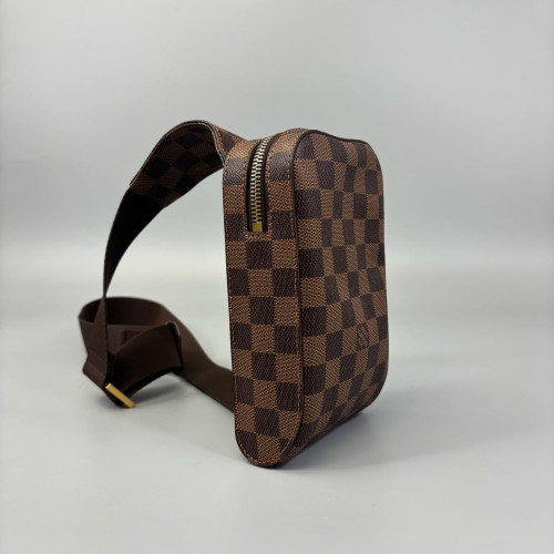 Louis Vuitton Geronimos Belt Bag Damier Ebene Brown