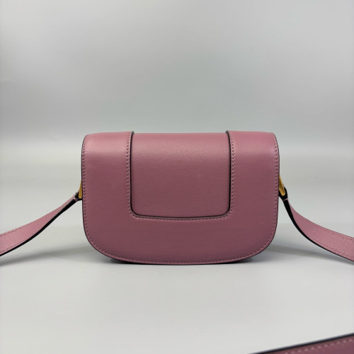 Valentino Flap Bag Smooth Calfskin Purple