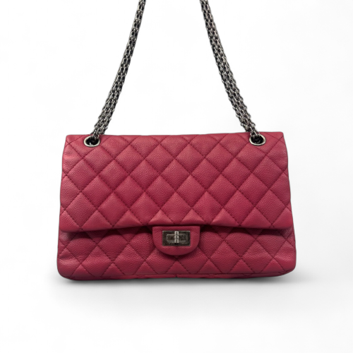Chanel Quilted 2.55 226 Reissue Double Flap Grained Calfskin Fuchsia