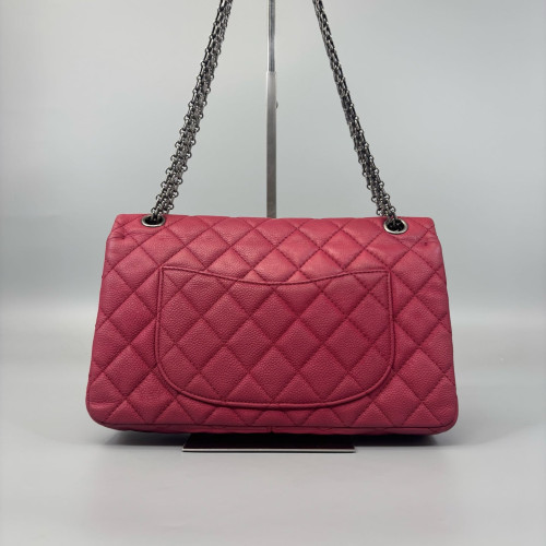 Chanel Quilted 2.55 226 Reissue Double Flap Grained Calfskin Fuchsia