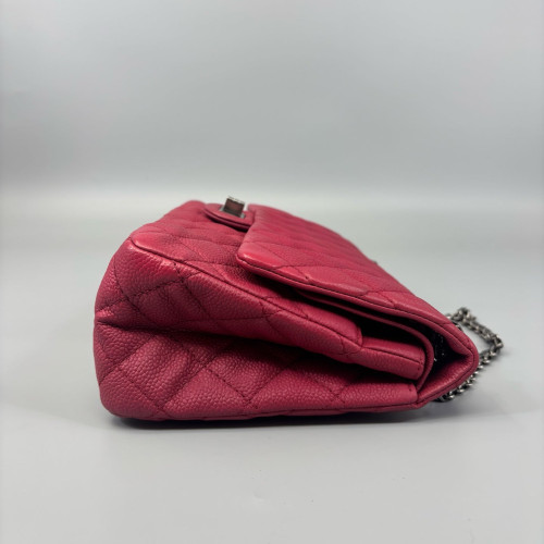 Chanel Quilted 2.55 226 Reissue Double Flap Grained Calfskin Fuchsia