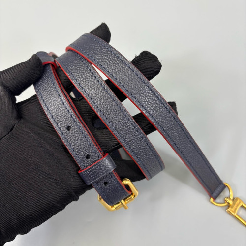 Louis Vuitton Pochette Metis Monogram Empreinte Black Red