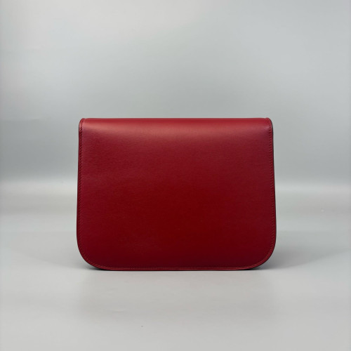 Celine Medium Classic Box Calfskin Red