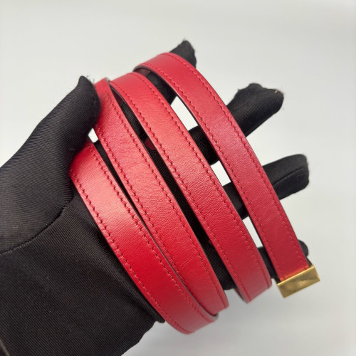 Celine Medium Classic Box Calfskin Red