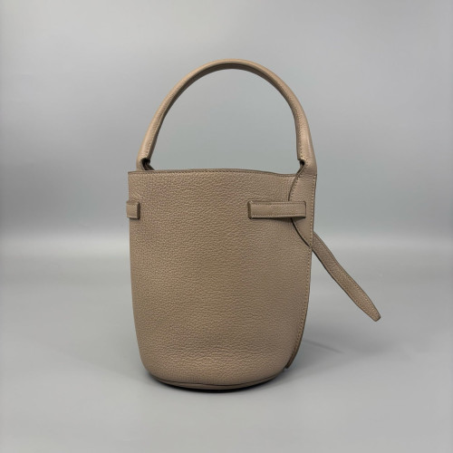 Celine Nano Big Bag Bucket Grained Calfskin Taupe