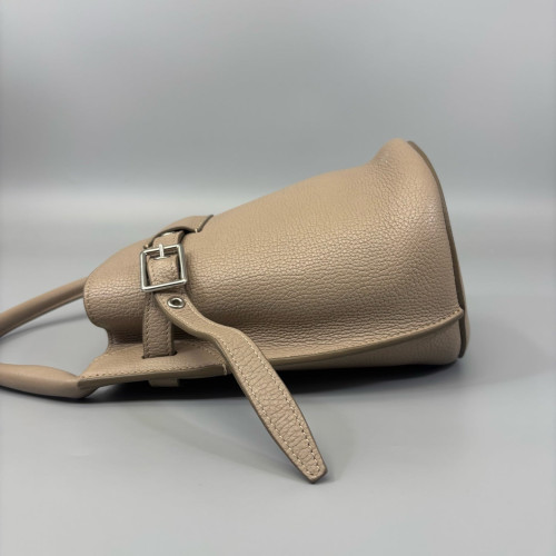 Celine Nano Big Bag Bucket Grained Calfskin Taupe
