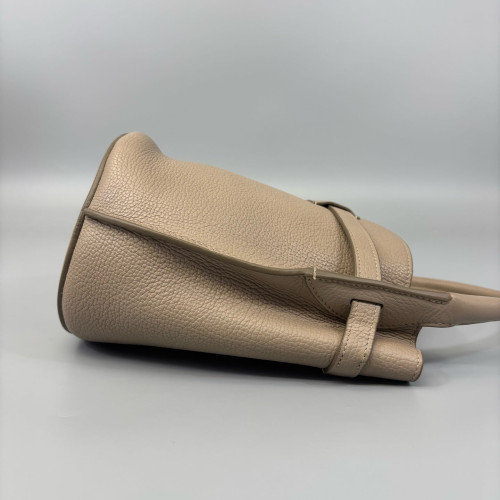 Celine Nano Big Bag Bucket Grained Calfskin Taupe