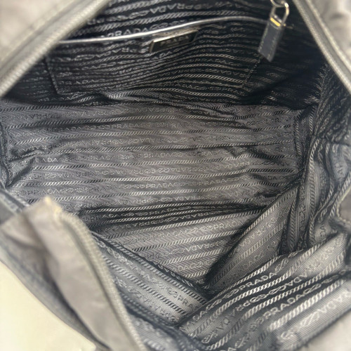 Prada Tote Bag Nylon Vela Black