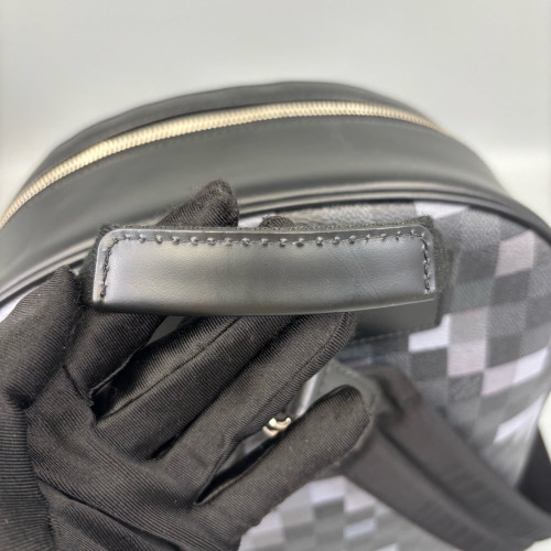 Louis Vuitton Josh Backpack Damier Black Grey Louis Vuitton Josh Backpack Damier Black Grey