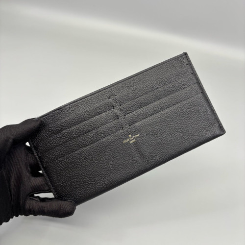 Louis Vuitton Pochette Felicie Chain Wallet Monogram Empreinte Giant Black White