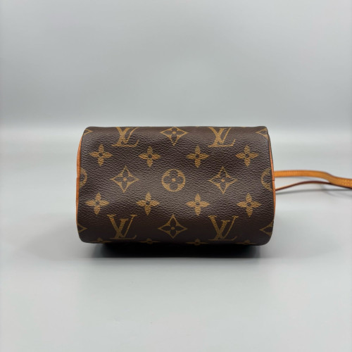 Louis Vuitton Nano Speedy Bandouliere Monogram Brown