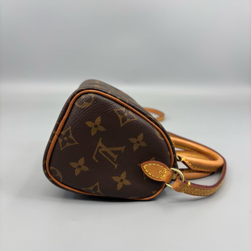 Louis Vuitton Nano Speedy Bandouliere Monogram Brown
