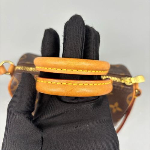 Louis Vuitton Nano Speedy Bandouliere Monogram Brown